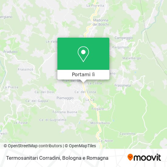 Mappa Termosanitari Corradini