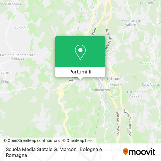 Mappa Scuola Media Statale G. Marconi