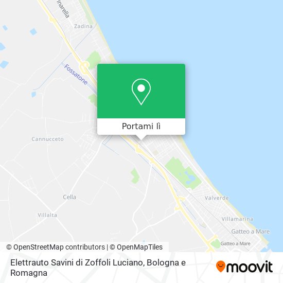 Mappa Elettrauto Savini di Zoffoli Luciano