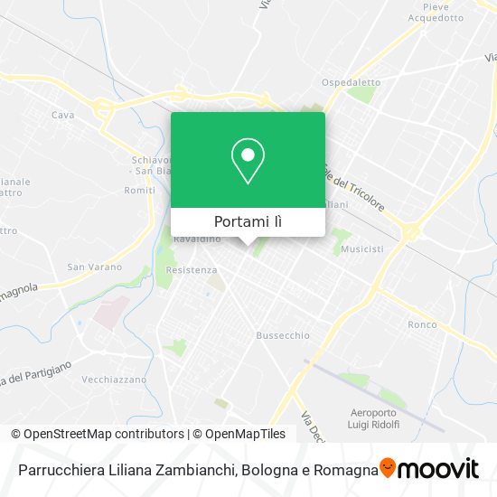 Mappa Parrucchiera Liliana Zambianchi