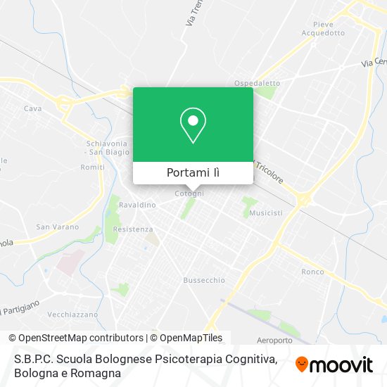 Mappa S.B.P.C. Scuola Bolognese Psicoterapia Cognitiva