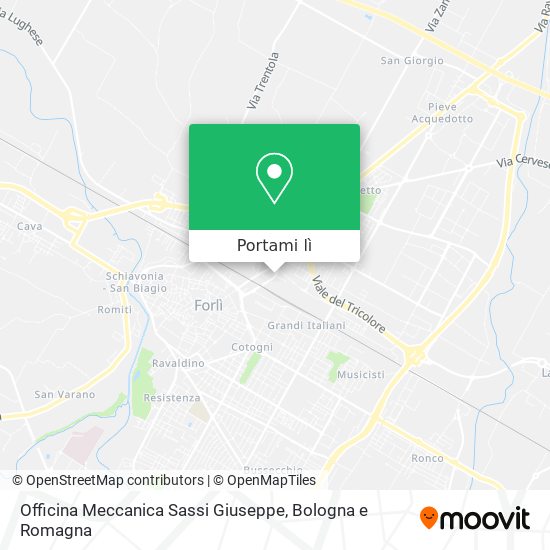 Mappa Officina Meccanica Sassi Giuseppe