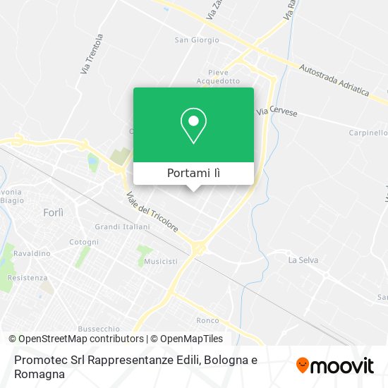 Mappa Promotec Srl Rappresentanze Edili