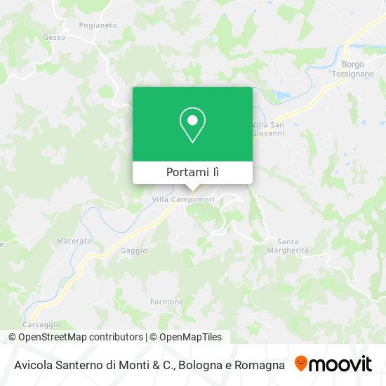 Mappa Avicola Santerno di Monti & C.