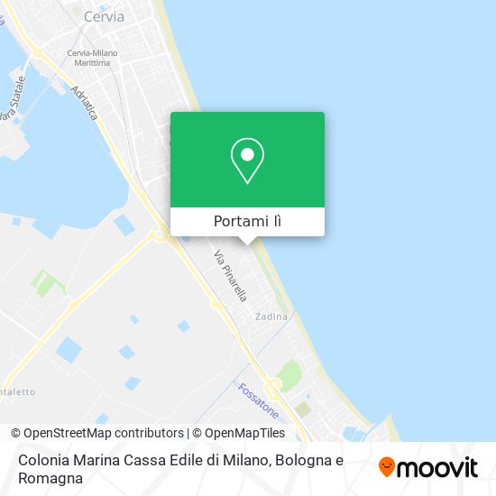 Mappa Colonia Marina Cassa Edile di Milano