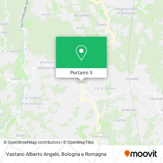 Mappa Vastano Alberto Angelo