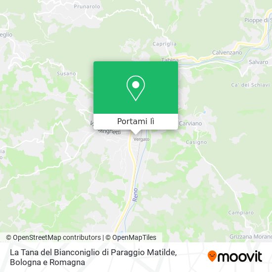 Mappa La Tana del Bianconiglio di Paraggio Matilde