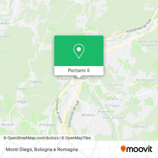 Mappa Monti Diego