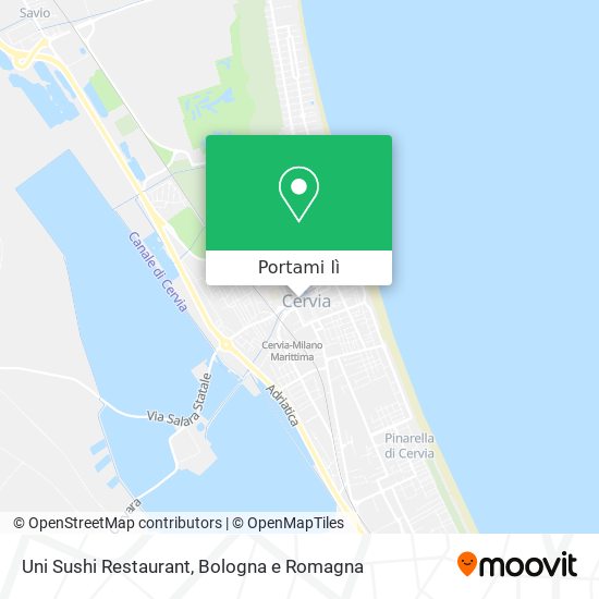 Mappa Uni Sushi Restaurant