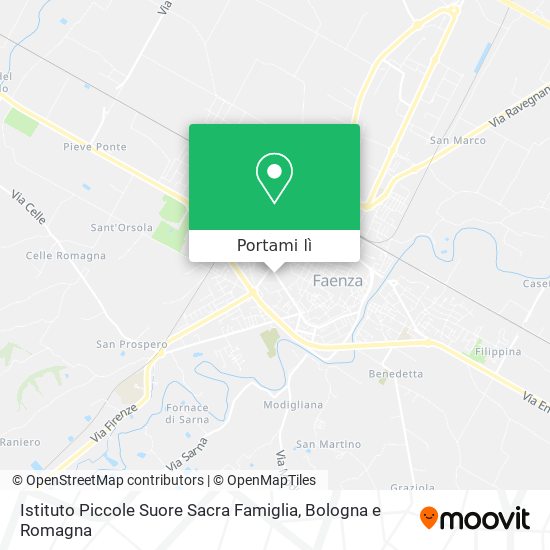 Mappa Istituto Piccole Suore Sacra Famiglia