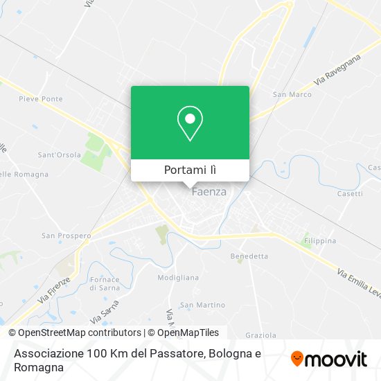 Mappa Associazione 100 Km del Passatore