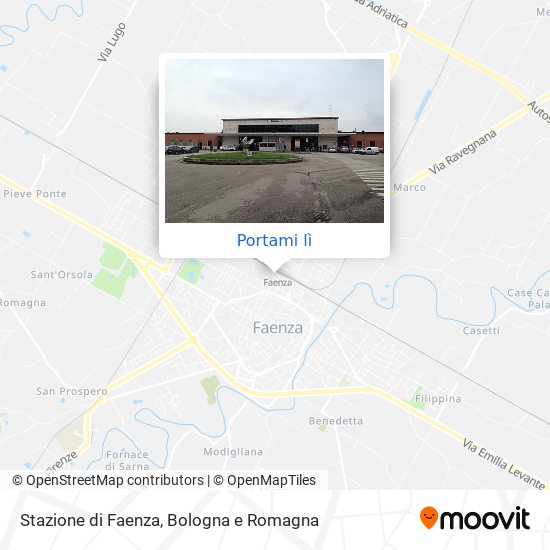 Mappa Stazione di Faenza