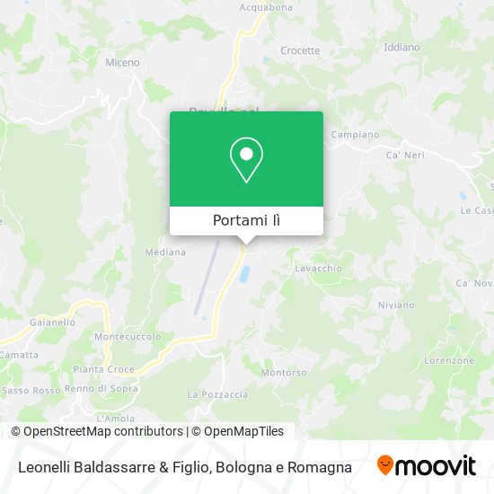 Mappa Leonelli Baldassarre & Figlio