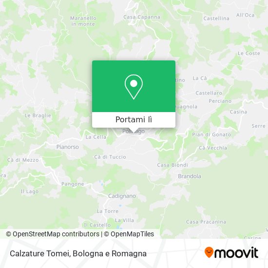 Mappa Calzature Tomei
