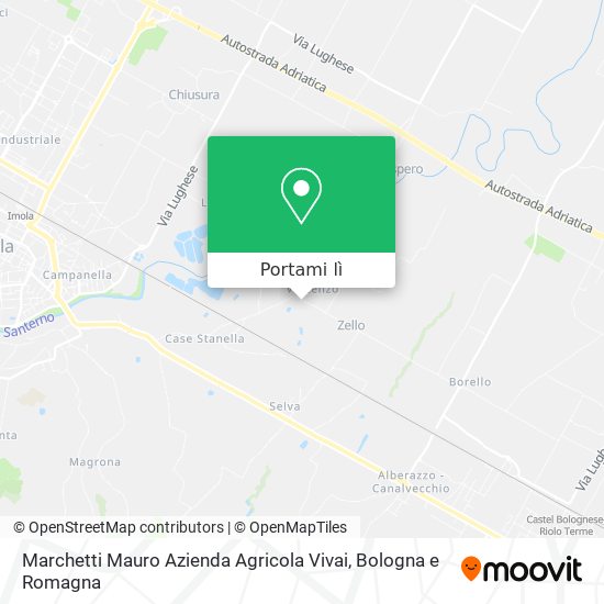 Mappa Marchetti Mauro Azienda Agricola Vivai