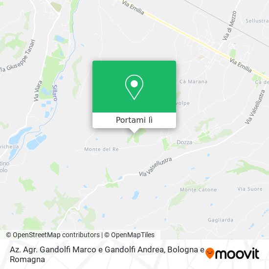 Mappa Az. Agr. Gandolfi Marco e Gandolfi Andrea