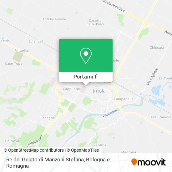 Mappa Re del Gelato di Manzoni Stefana