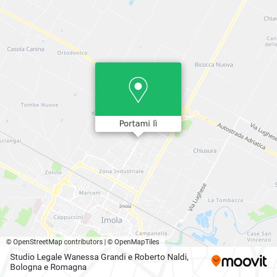 Mappa Studio Legale Wanessa Grandi e Roberto Naldi