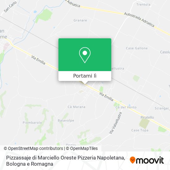 Mappa Pizzassaje di Marciello Oreste Pizzeria Napoletana