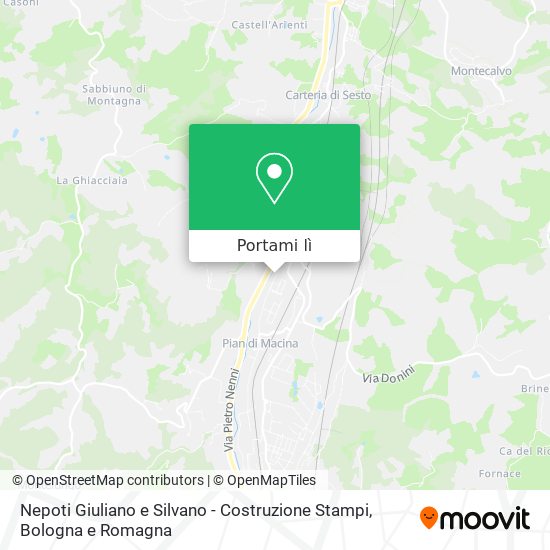 Mappa Nepoti Giuliano e Silvano - Costruzione Stampi