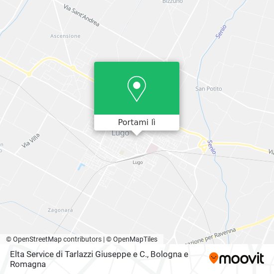 Mappa Elta Service di Tarlazzi Giuseppe e C.