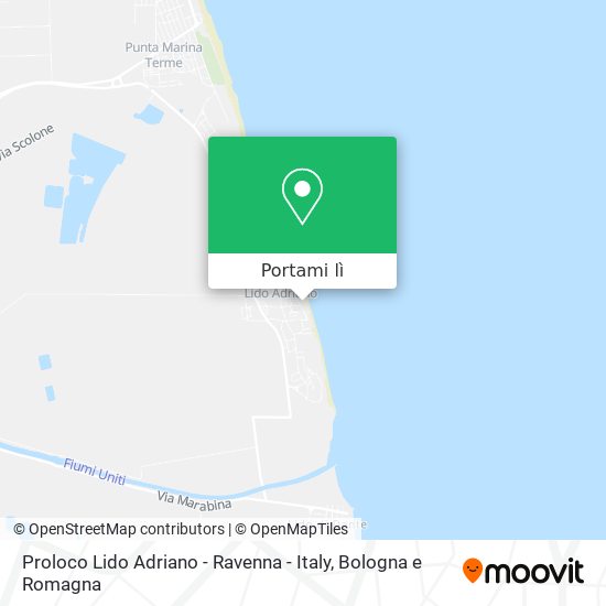 Mappa Proloco Lido Adriano - Ravenna - Italy
