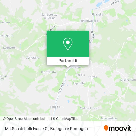 Mappa M.I.Snc di Lolli Ivan e C.
