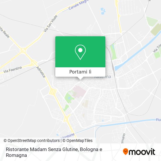 Mappa Ristorante Madam Senza Glutine
