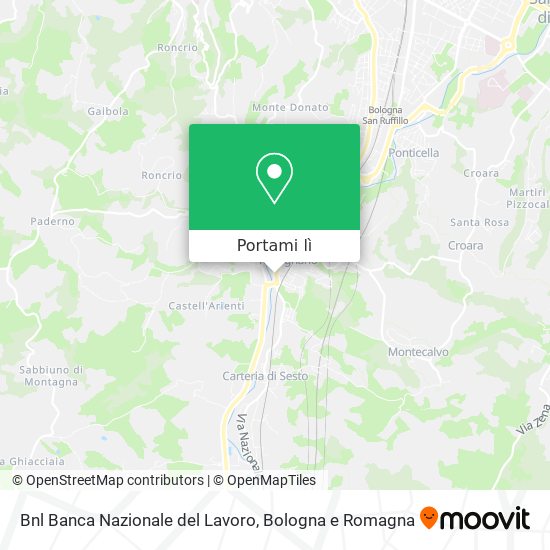 Mappa Bnl Banca Nazionale del Lavoro