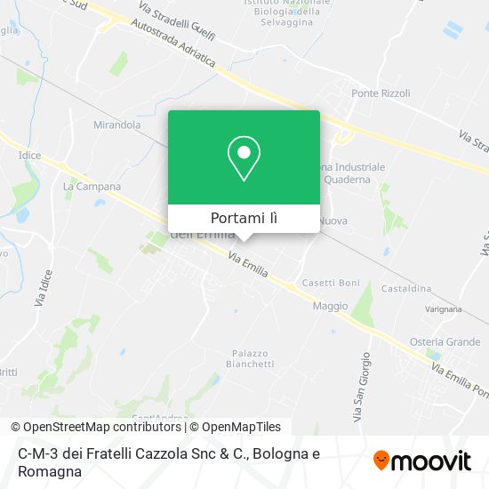 Mappa C-M-3 dei Fratelli Cazzola Snc & C.