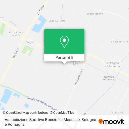 Mappa Associazione Sportiva Bocciofila Massese