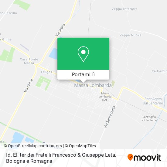 Mappa Id. El. ter dei Fratelli Francesco & Giuseppe Leta