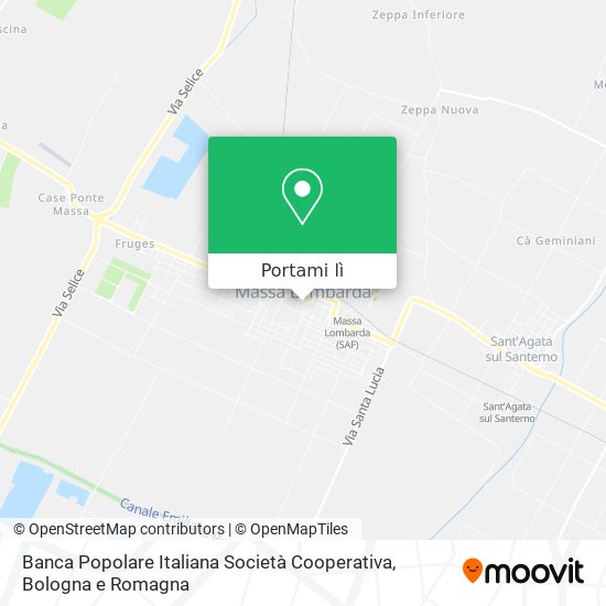 Mappa Banca Popolare Italiana Società Cooperativa