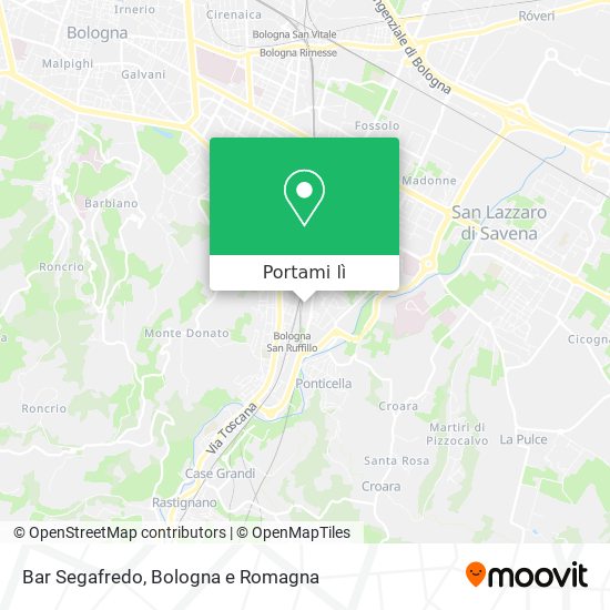 Mappa Bar Segafredo