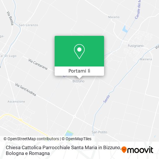 Mappa Chiesa Cattolica Parrocchiale Santa Maria in Bizzuno