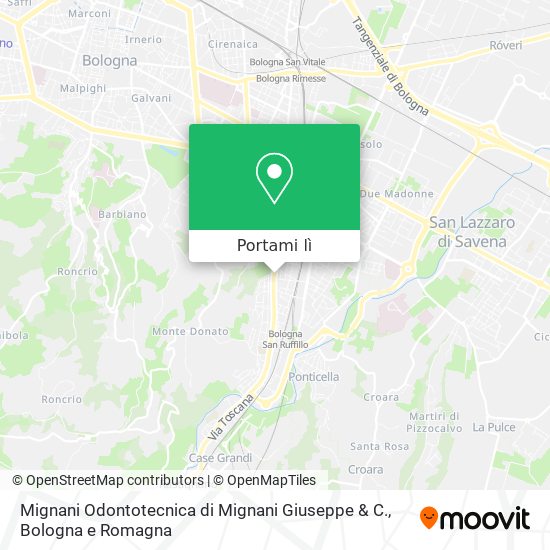 Mappa Mignani Odontotecnica di Mignani Giuseppe & C.