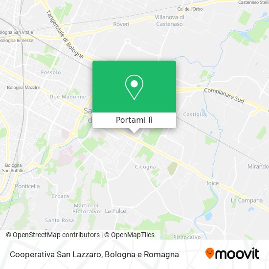Mappa Cooperativa San Lazzaro