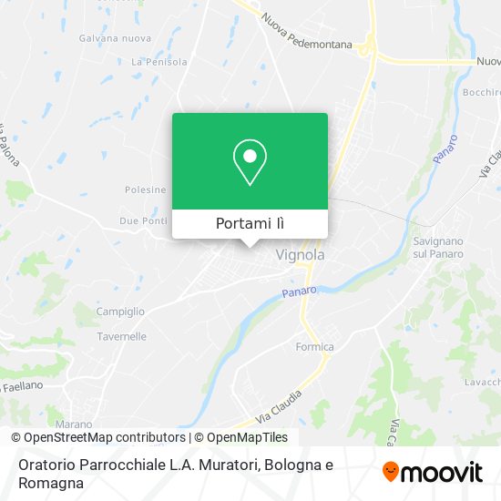 Mappa Oratorio Parrocchiale L.A. Muratori