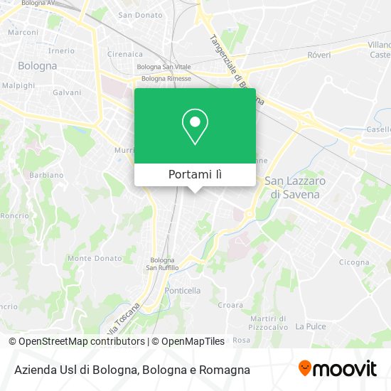 Mappa Azienda Usl di Bologna