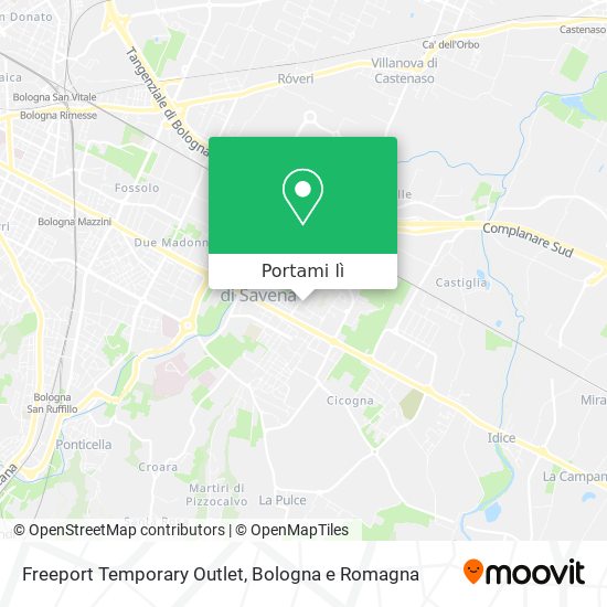 Mappa Freeport Temporary Outlet