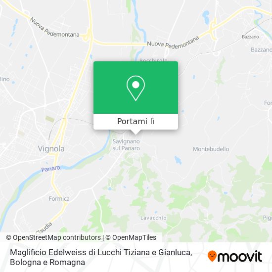 Mappa Maglificio Edelweiss di Lucchi Tiziana e Gianluca