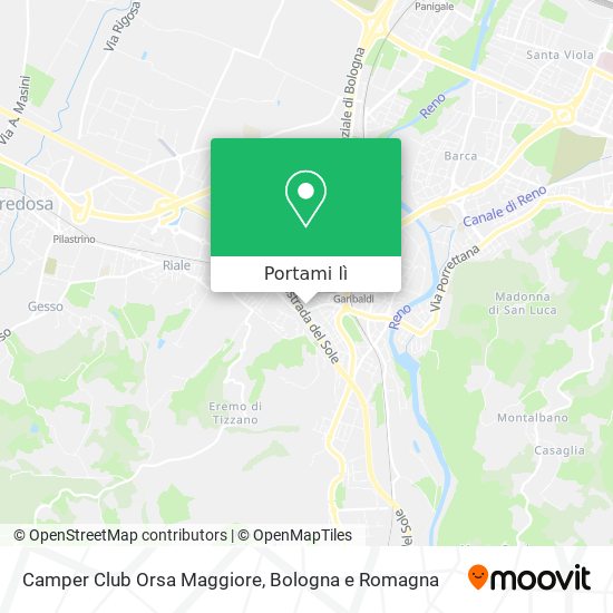 Mappa Camper Club Orsa Maggiore