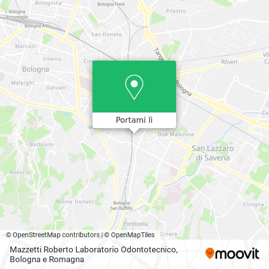 Mappa Mazzetti Roberto Laboratorio Odontotecnico