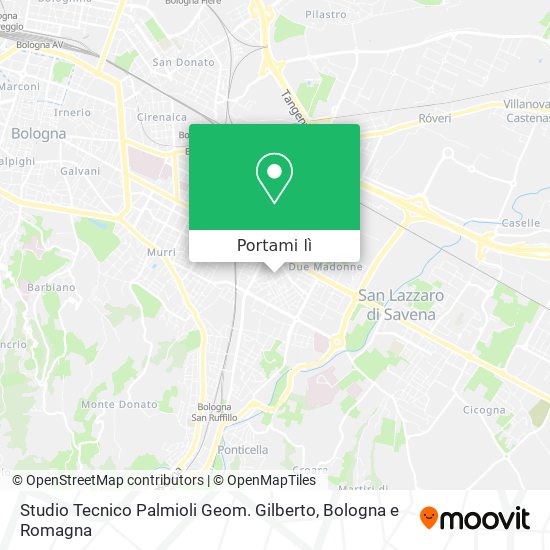 Mappa Studio Tecnico Palmioli Geom. Gilberto