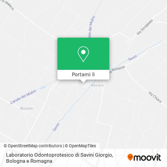Mappa Laboratorio Odontoprotesico di Savini Giorgio