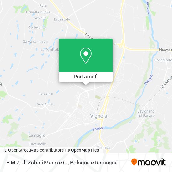 Mappa E.M.Z. di Zoboli Mario e C.