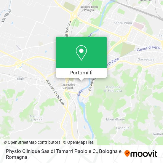 Mappa Physio Clinique Sas di Tamarri Paolo e C.