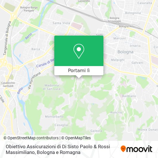 Mappa Obiettivo Assicurazioni di Di Sisto Paolo & Rossi Massimiliano