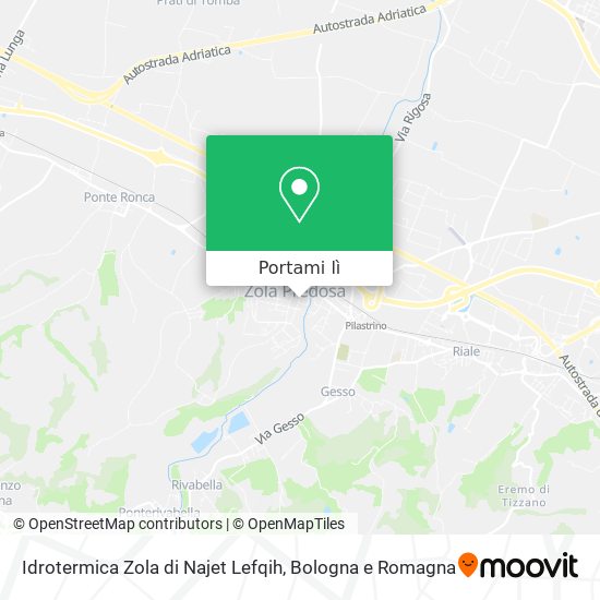 Mappa Idrotermica Zola di Najet Lefqih