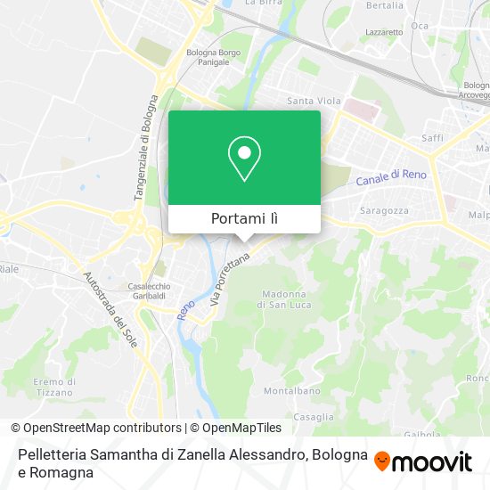 Mappa Pelletteria Samantha di Zanella Alessandro